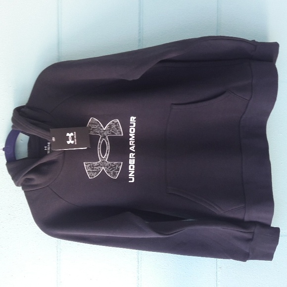 NWT "Under Armour" Rival Fleece Print Hoodie Girls Youth XL - Picture 6 of 8